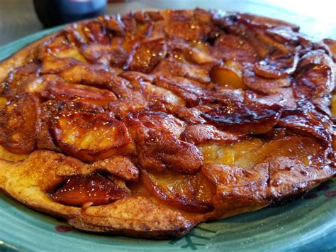Pour the batter around the edges of the pan and then over top of the apples. German Apple Pancake | German apple pancake, Apple ...