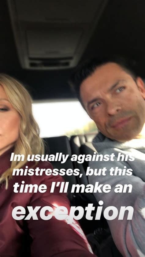 kelly ripa jokes about being mark consuelos mistress on ‘riverdale set