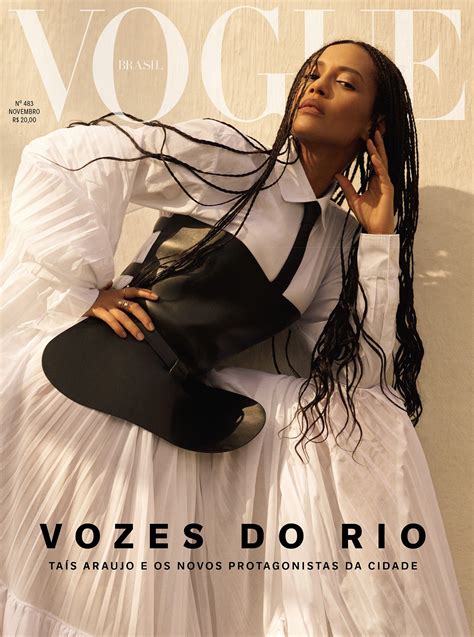 Taís Araujo é A Cover Girl Da Vogue De Novembro Especial Rio De Janeiro Vogue Photoshoot