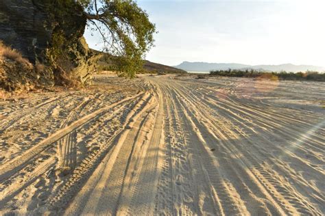 Sandy Road To An Ocean Beach On Coast Of Baja California Sur Mexico