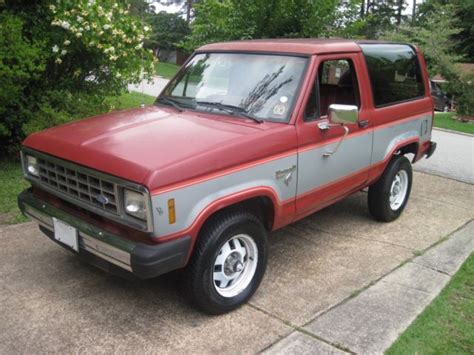 Southern 1985 Ford Bronco Ii Xlt 4 Wheel Drive No Rust 136000 Miles