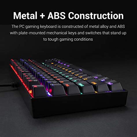 Redragon K552 Mechanical Gaming Keyboard Rgb Led Rainbow Backlit Wired