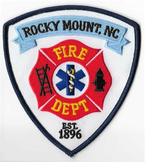Rocky Mount Fire Department North Carolina Shoulder Patch Ebay