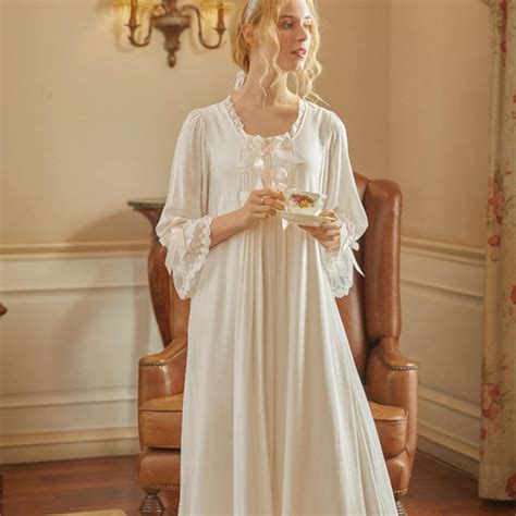 Victorian Nightgown Square White Vintage Nightgown Women Etsy