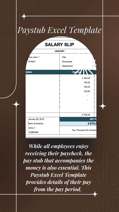 5 Printable Pay Stub Templates In Word Format In 2022 Payroll