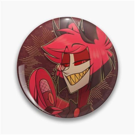 Limited Edition Long Sold Out Red Heart Of Alastor Hazbin Hotel Pin