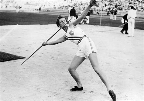 Usa California Los Angeles 1932 Summer Olympics Javelin Thrower Mildred Babe Didriksen Usa