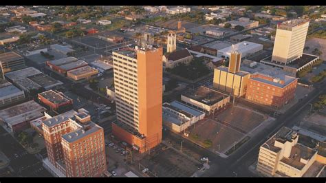 Downtown Lubbock Golden Hour Aerial Cinematography Youtube