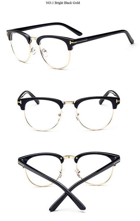 Wholesale Half Frame Clear Glasses Myopia Clear Frame