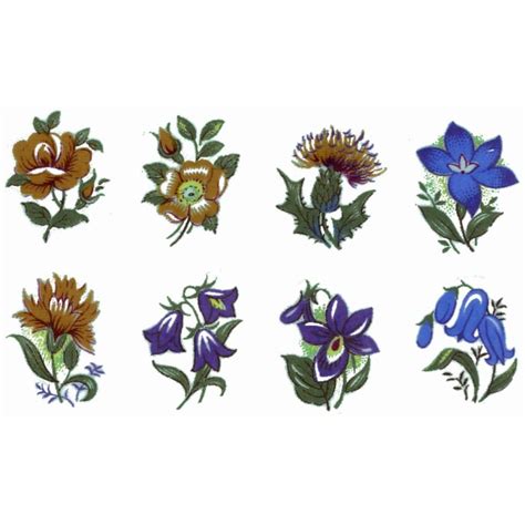 Decal Package 1 Assorted Flowers 25 Sheets