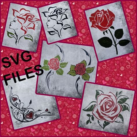 Free Free Heart Rose Svg 194 SVG PNG EPS DXF File