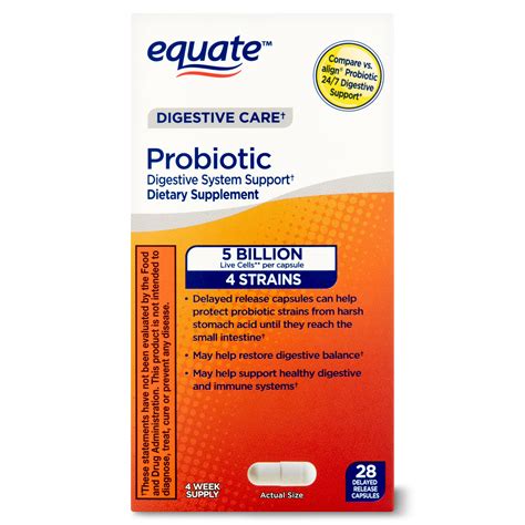 Equate Digestive Probiotic Supplement India Ubuy