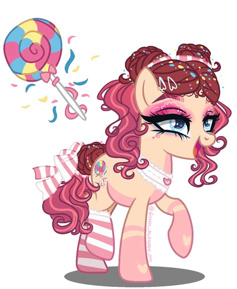 Next Gen Oc Adoptable Pinkie Pie X Cheese Sandwich By Gihhbloonde On