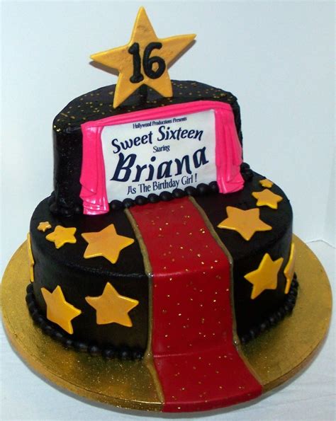 Hollywood Sweet 16 On Cake Central Hollywood Birthday Parties
