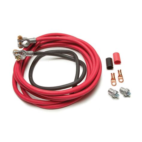 Universal Battery Cable Kit 16 Red And 3 Black Cables