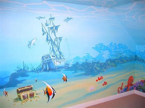 Under The Sea Mural Ocean Mural Sea Murals Mural