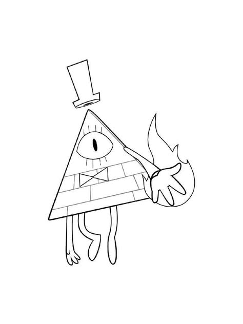 Gravity Falls Coloring Page Free Printable Gravity Falls Coloring Page