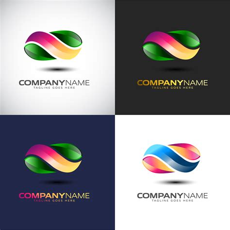 Abstract 3d Infinity Logo Template For Your Company Brand 561724 Vector