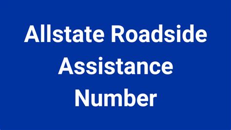 Allstate Roadside Assistance Phone Number Service