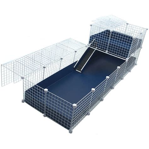 Deluxe Covered Jumbo Candc Guinea Pig Cage