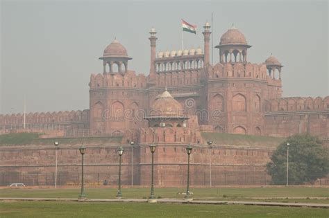 Red Fort In Old Delhi Delhi India Stock Photo Image Of Splendid
