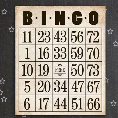 Free Printable Vintage Inspired Bingo Cards Perfect For Your Next Round