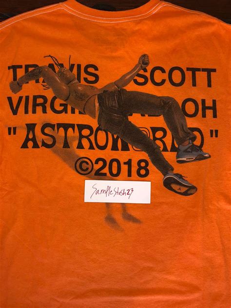 Travis Scott Travis Scott X Virgil Abloh By A Thread Tee Dyed Grailed