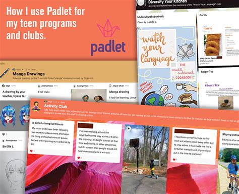 How I Use Padlet For Teen Programs School Library Journal