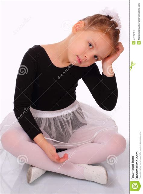 Pretty Little Ballerina Girl Stock Image Image Of Little Beautiful
