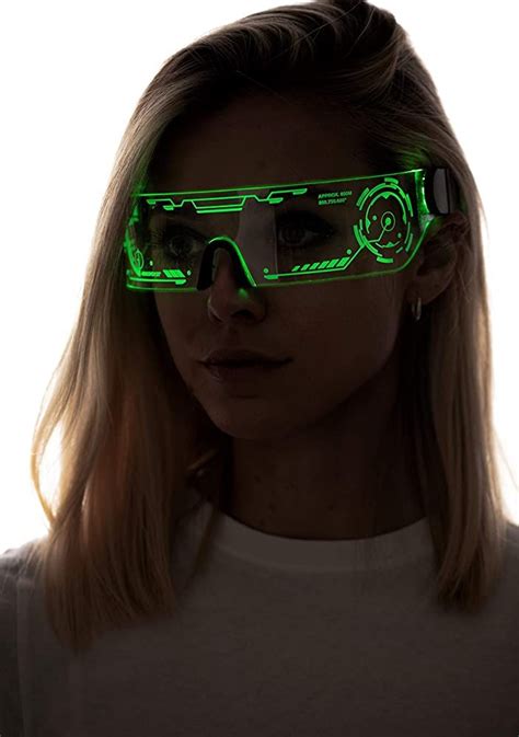 asvp shop cyberpunk led visor glasses perfect for cosplay and festivals cybergoth