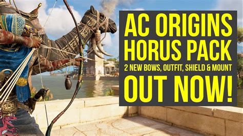 Assassin S Creed Origins DLC 2 NEW AMAZING BOWS Outfit Mount OUT NOW