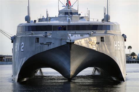 Wallpaper Hsv 2 Swift Catamaran Us Navy High Speed Vessel Usav U