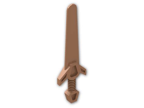 Minifig Sword With Angular Hilt 48495 Copper