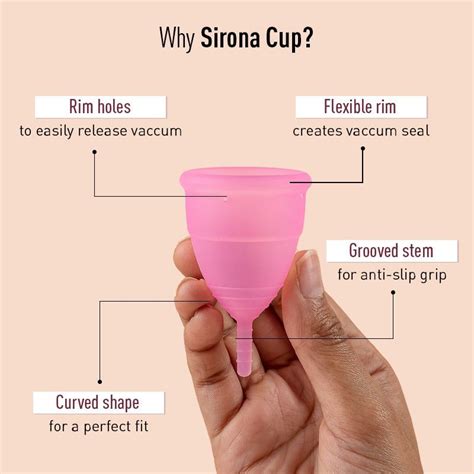 Sirona Fda Approved Reusable Menstrual Cup For Women Medium