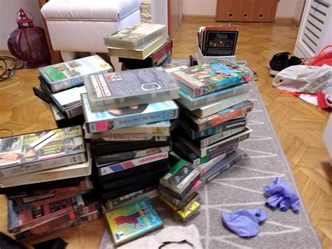 Vhs Tapes I Rescued From The Trash Two Full Ikea Bags Of Rental Vhs