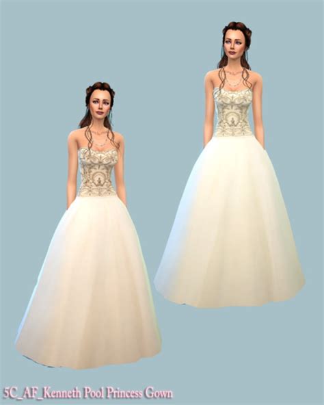Princess Gown At 5cats Sims 4 Updates