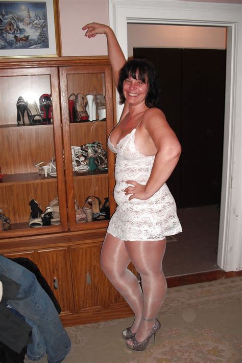 Hot Bbw Wife In Stockings And Platform Heels 29 Pics Xhamster