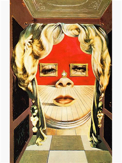 Salvador Dali Mae West Surrealist Famous Paintings Poster By Tanabe