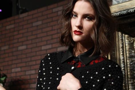 Fashion Week Alice Olivia Spotlight Deep Red Lips Fashion Week