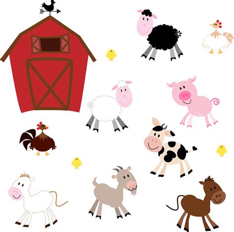 Baby Farm Animal Clipart Borders 20 Free Cliparts Download Images On