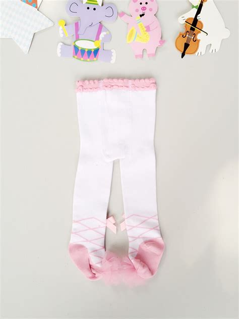 Cotton Knitting Baby Girls Tights Cartoon Spring Style Soft Children