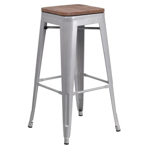 We did not find results for: Bistro Style Silver Metal Backless Bar Stool