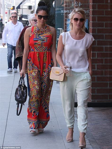 Julianne Hough And Olivia Munn Bump Into Each Other At The Nail Salon