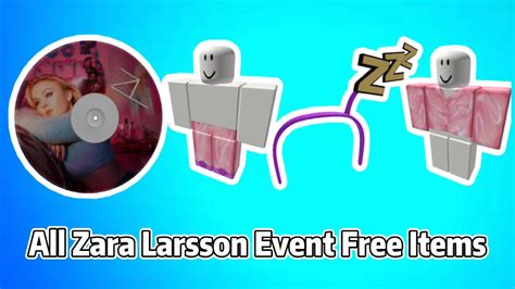 EdenECHow To Get All The Zara Larsson Event Free Items ROBLOX YouTube