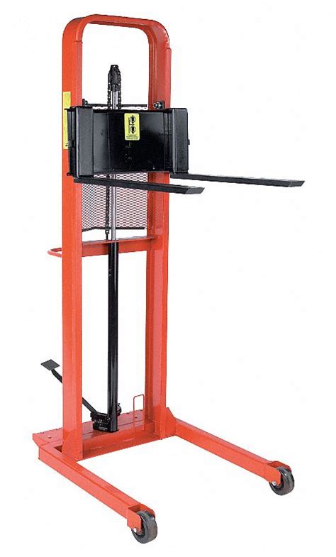 Wesco Manual Lift Stacker 1000 Lb Load Capacity Lifting Height Max