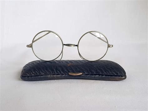 Antique Round Eyeglasses Retro Style Vintage Eyeglasses In Etsy