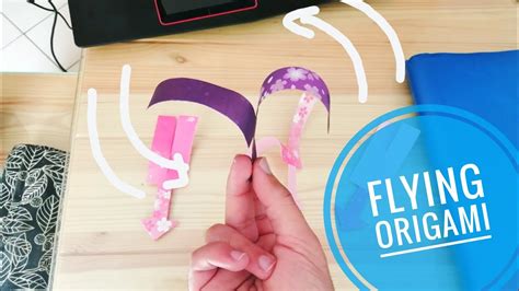 Easy Origami Flying Magic Spinning Paper Youtube