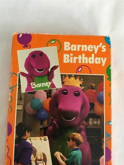 Barney Barneys Birthday Vhs 1992 45986990112 Ebay