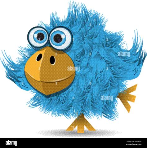 Very Funny Blue Bird Stock Vector Image And Art Alamy