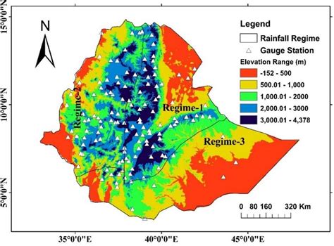 Location Map And Rainfall Regime Of Ethiopia Download Scientific Diagram